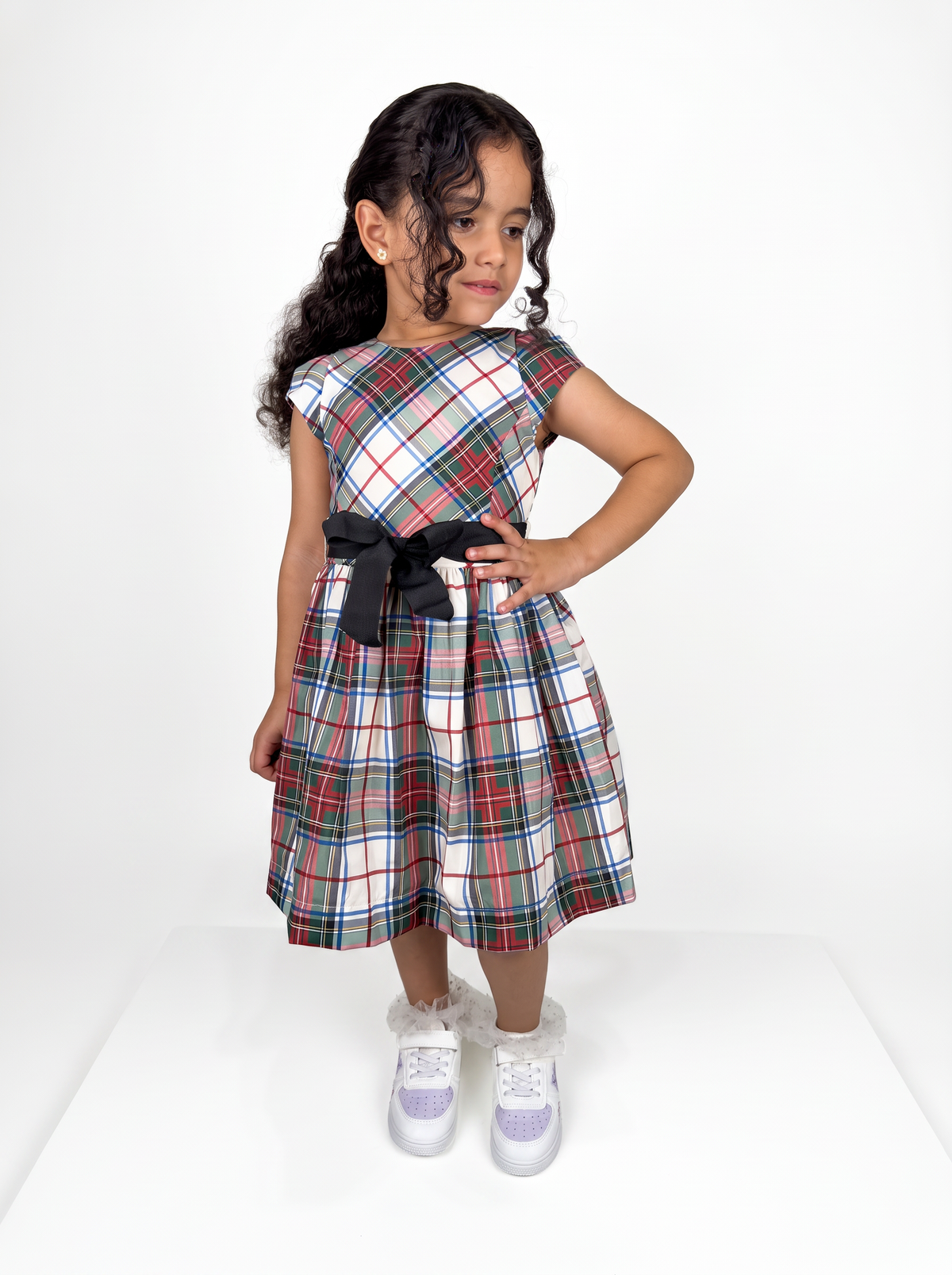 Plaid Bow Dress