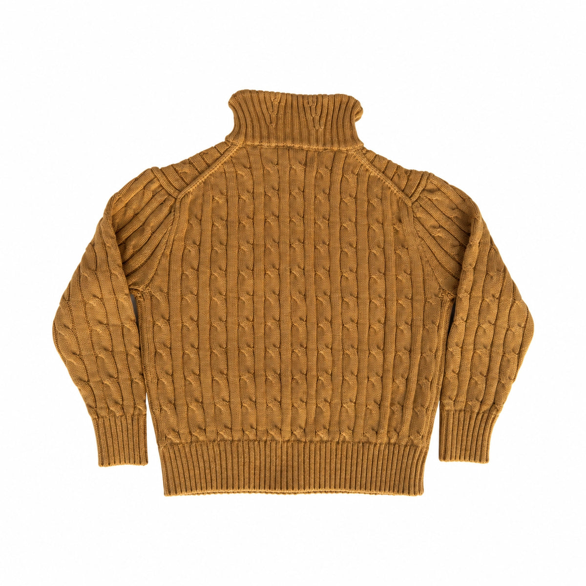 Classic Camel Cable Cardigan