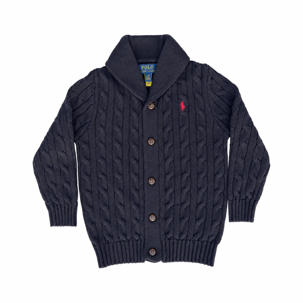 Heritage Navy Cardigan