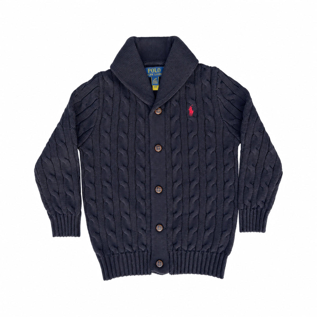 Heritage Navy Cardigan