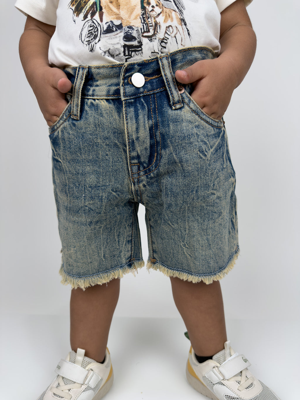 Cutoff Denim Shorts