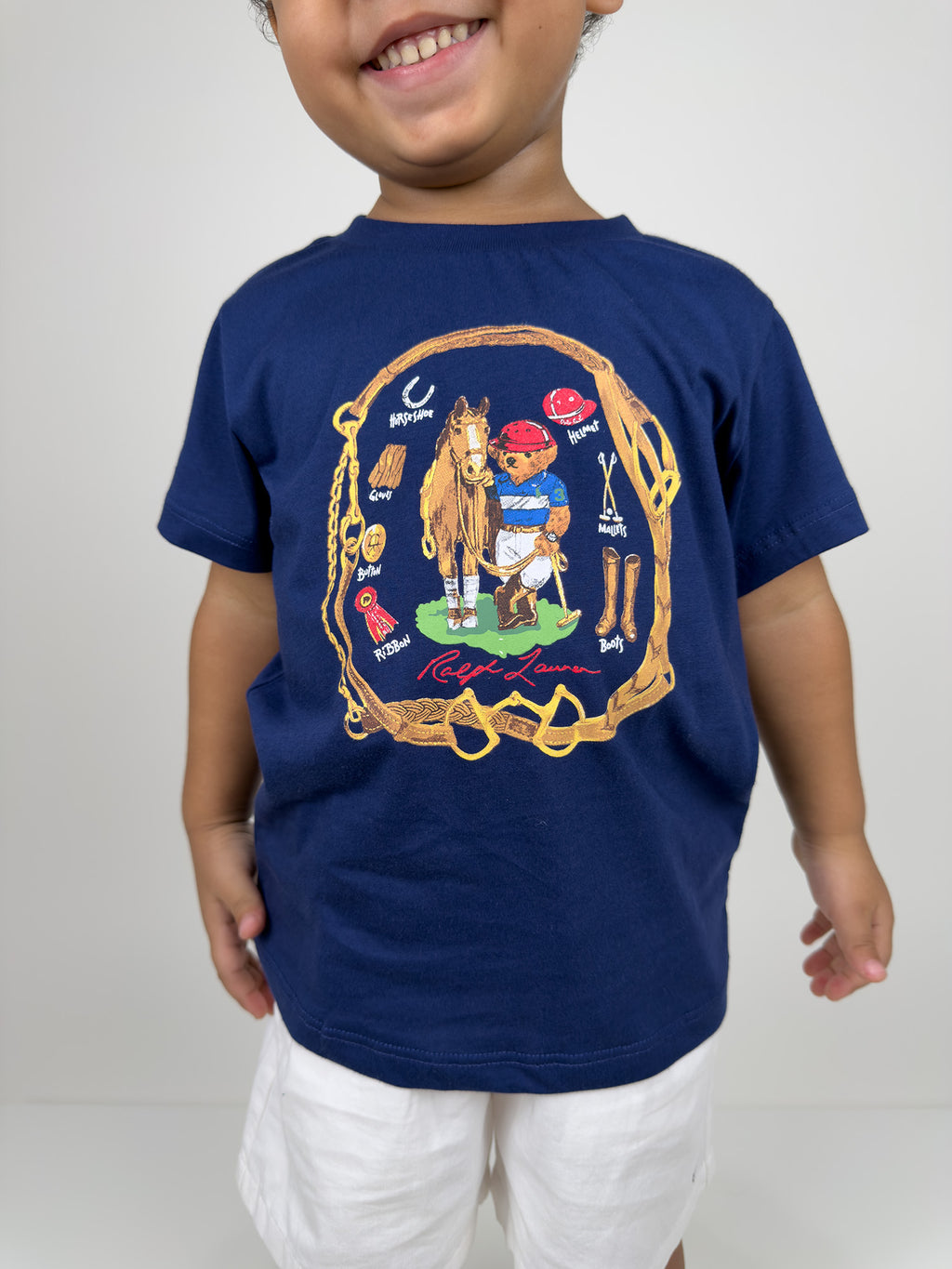 Equestrian Bear Cotton Tee