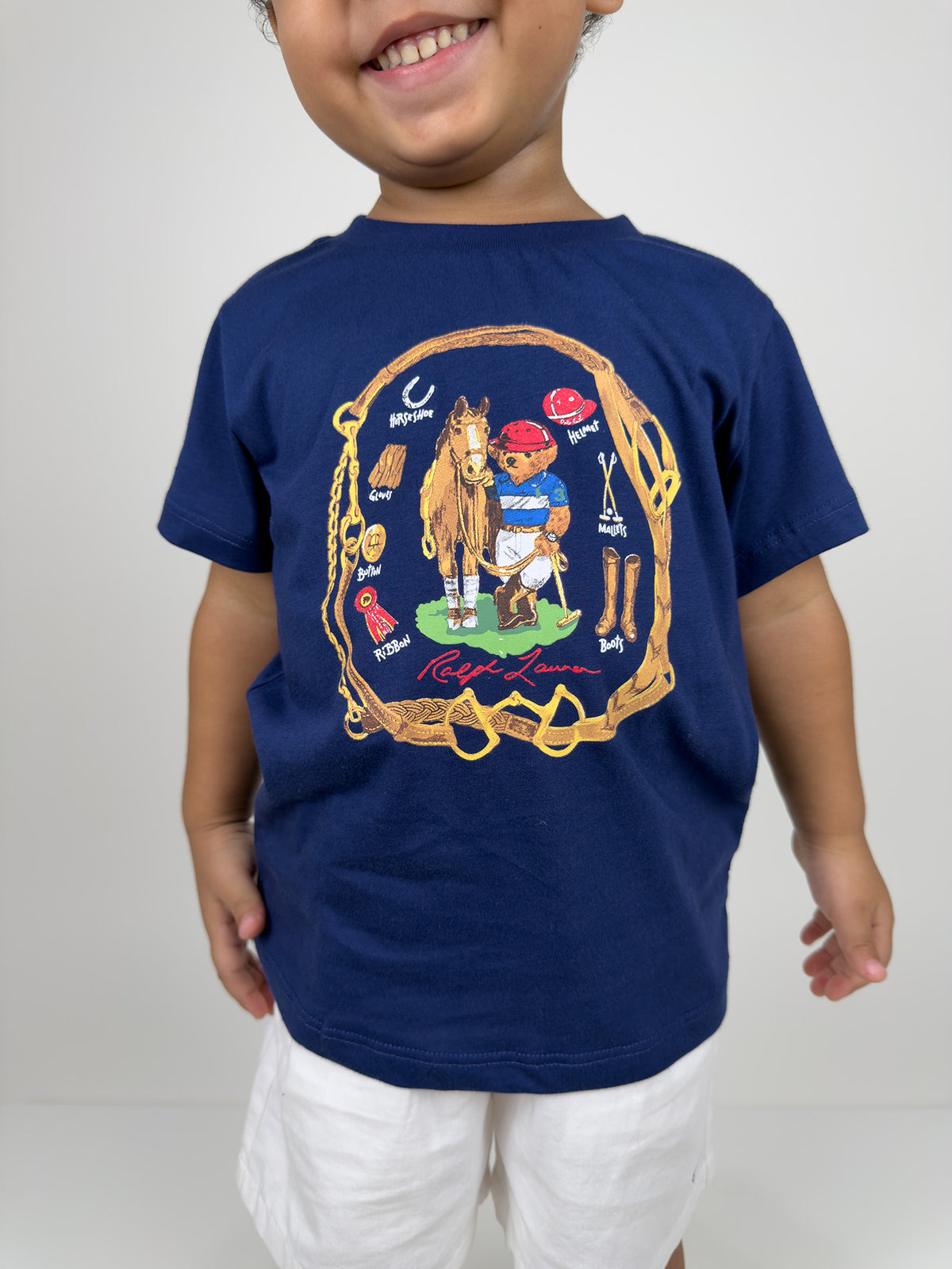 Equestrian Bear Cotton Tee
