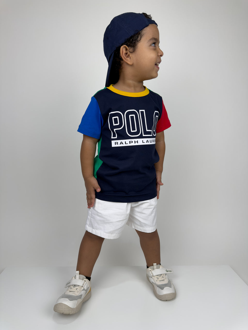 Color-blocked Logo Tee