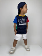 Color-blocked Logo Tee