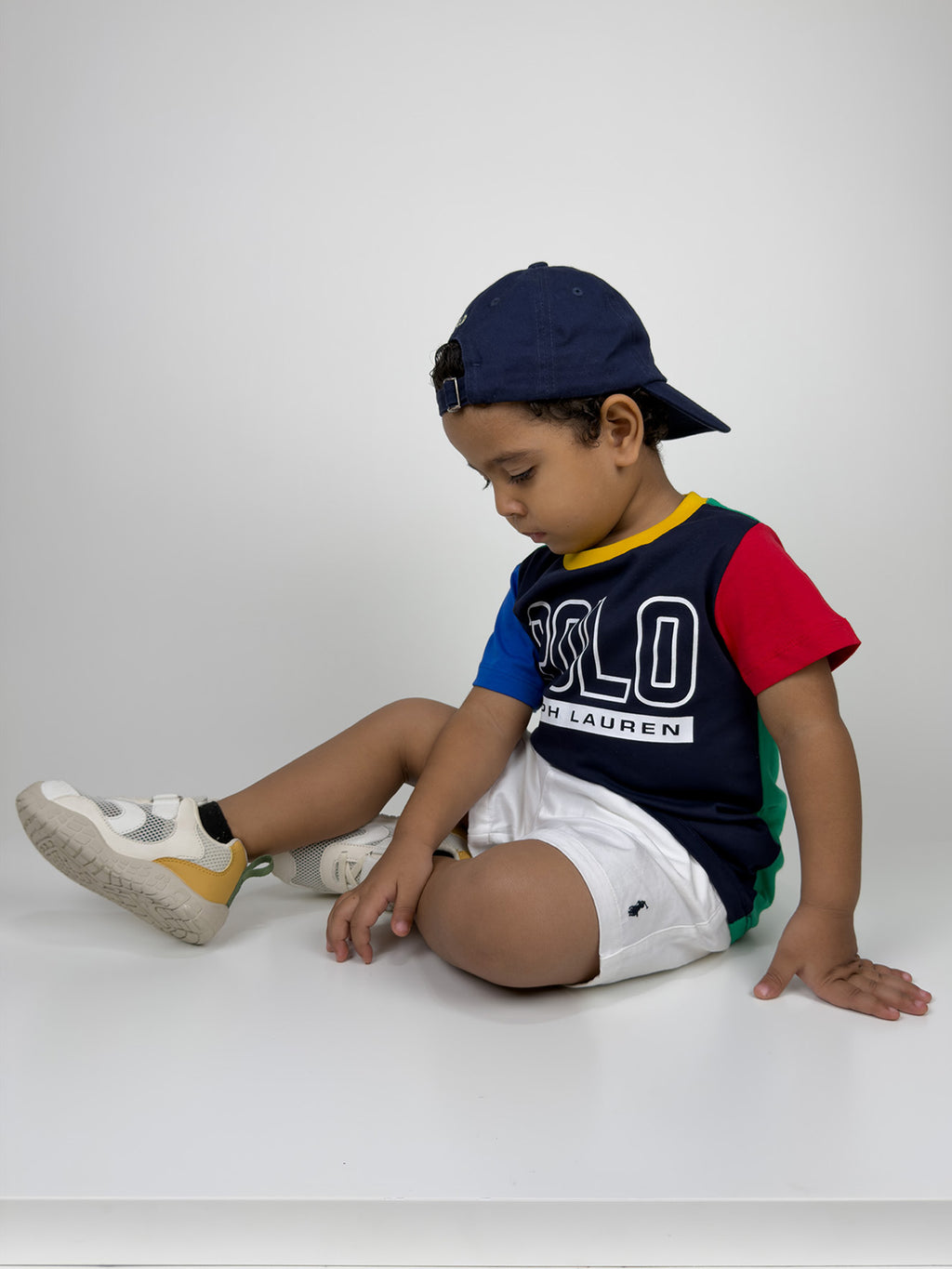 Color-blocked Logo Tee