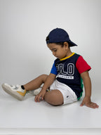 Color-blocked Logo Tee