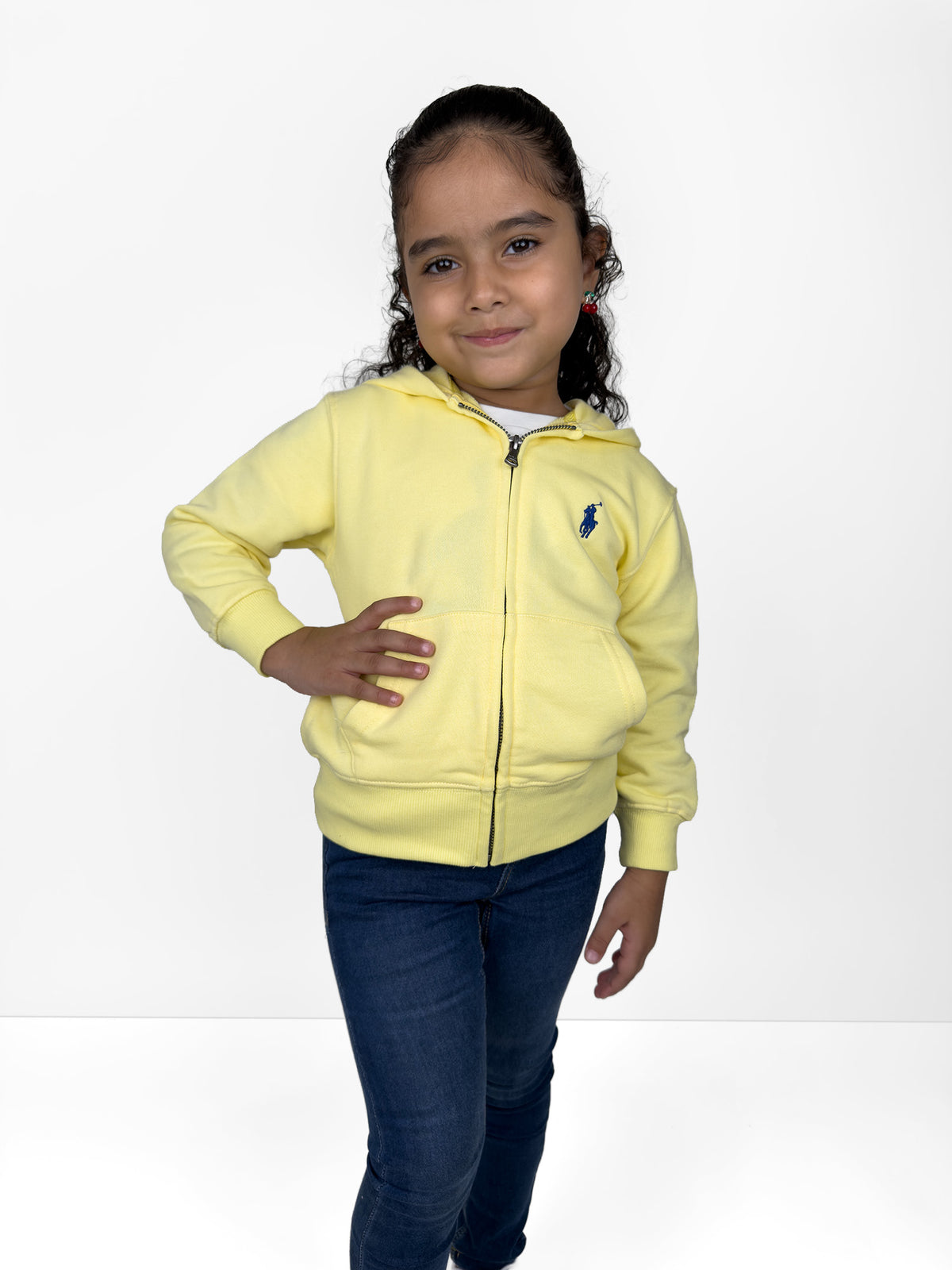 Yellow Full-Zip Hoodie