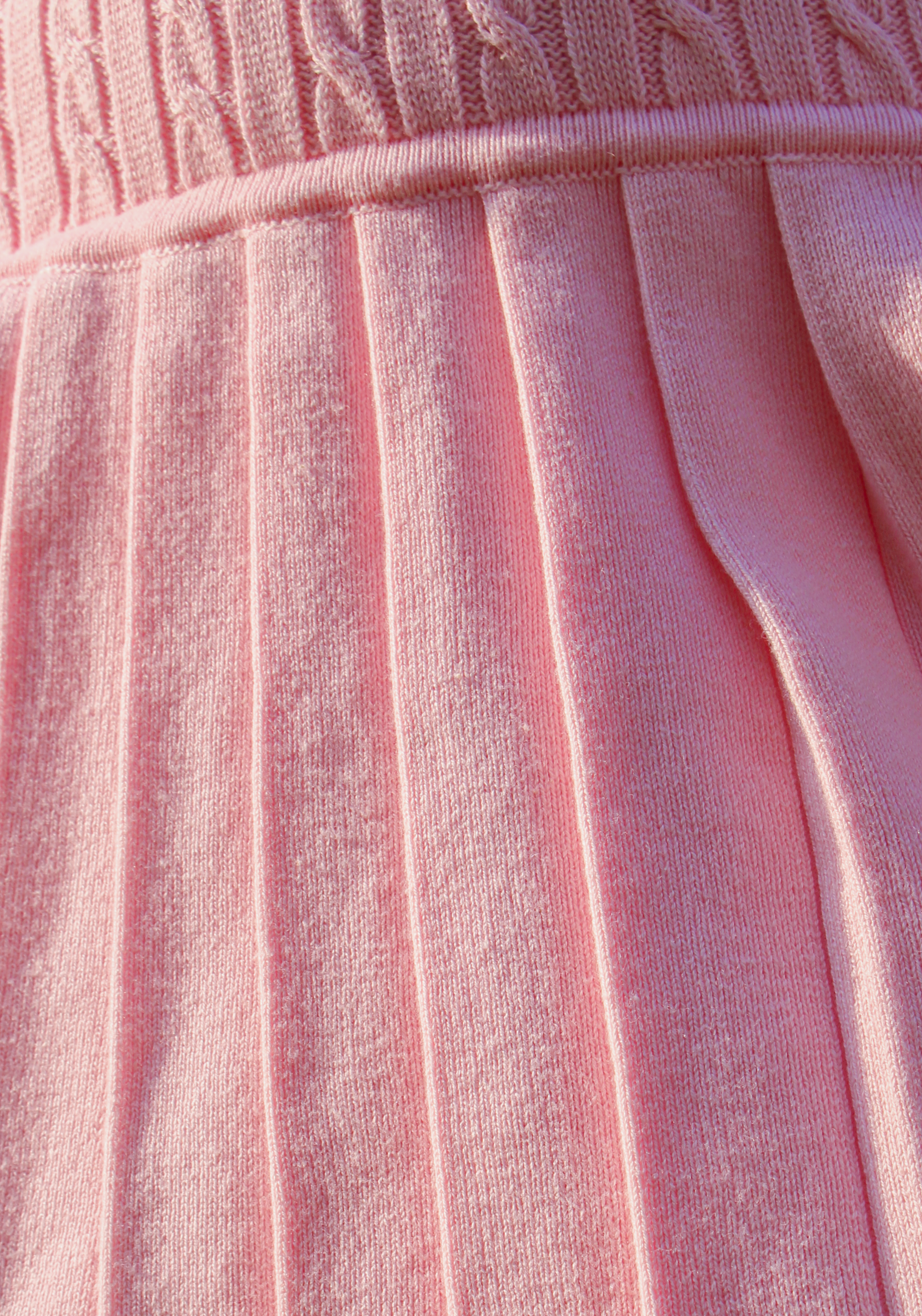 Cable Knit Polo Dress