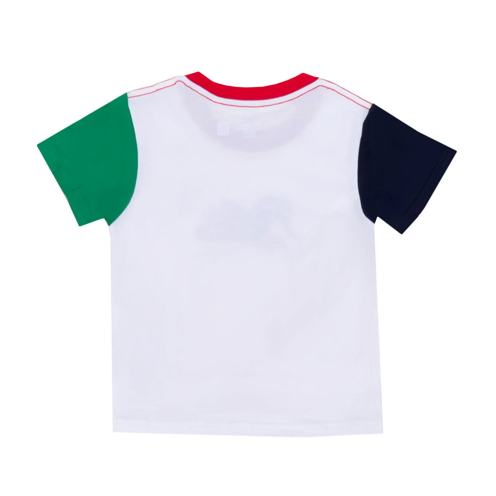 Color-blocked Crewneck Tee