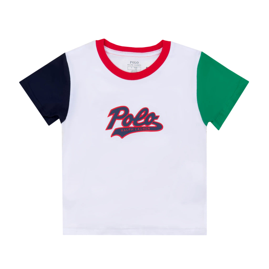 Color-blocked Crewneck Tee