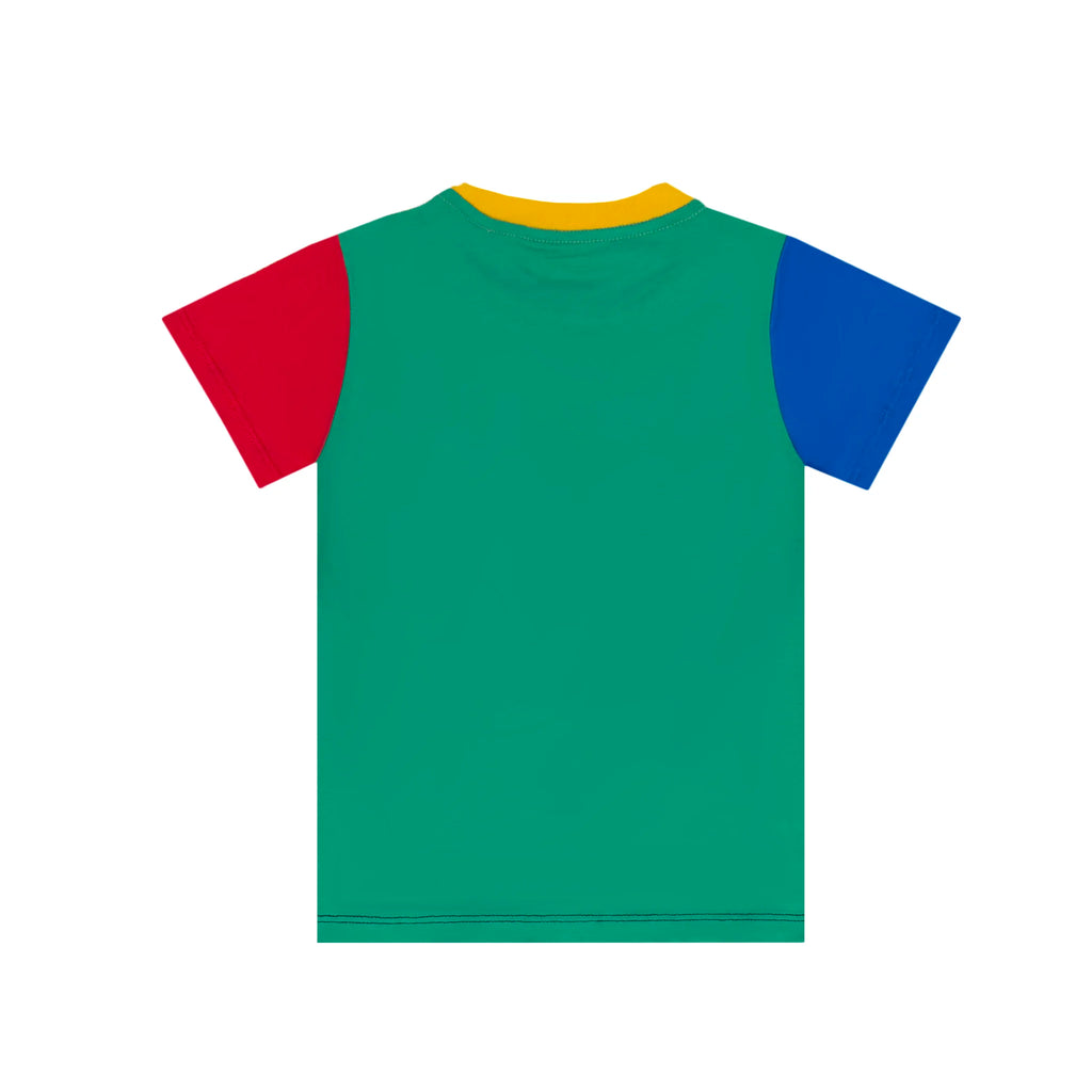 Color-blocked Logo Tee