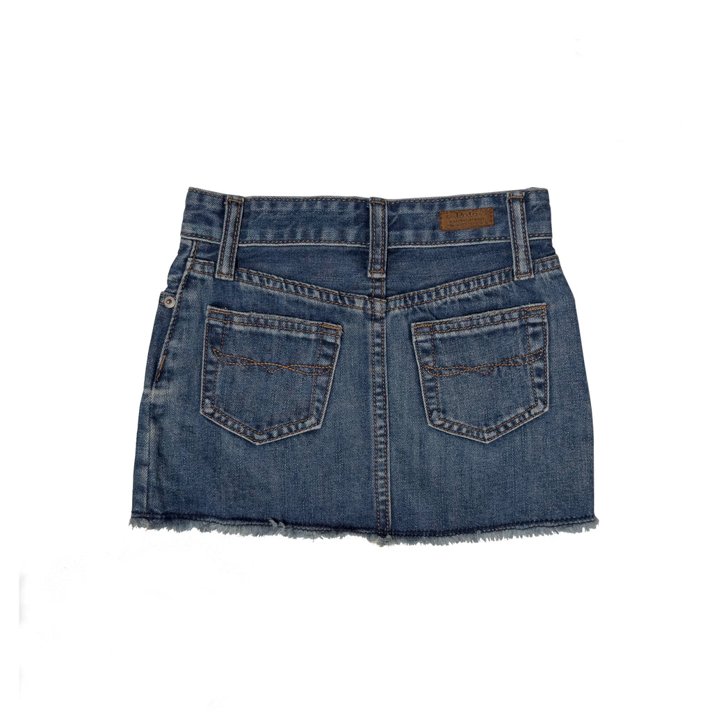 Frayed Denim Skirt