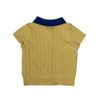 Cable Knit Polo Skirt Set