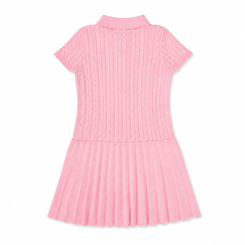 Cable Knit Polo Dress