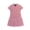 Cable Knit Polo Dress