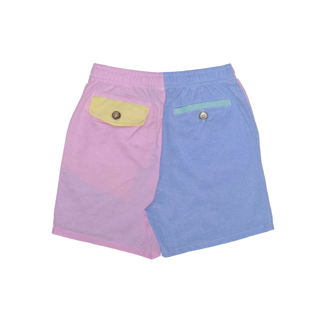 Color-block Oxford Shorts