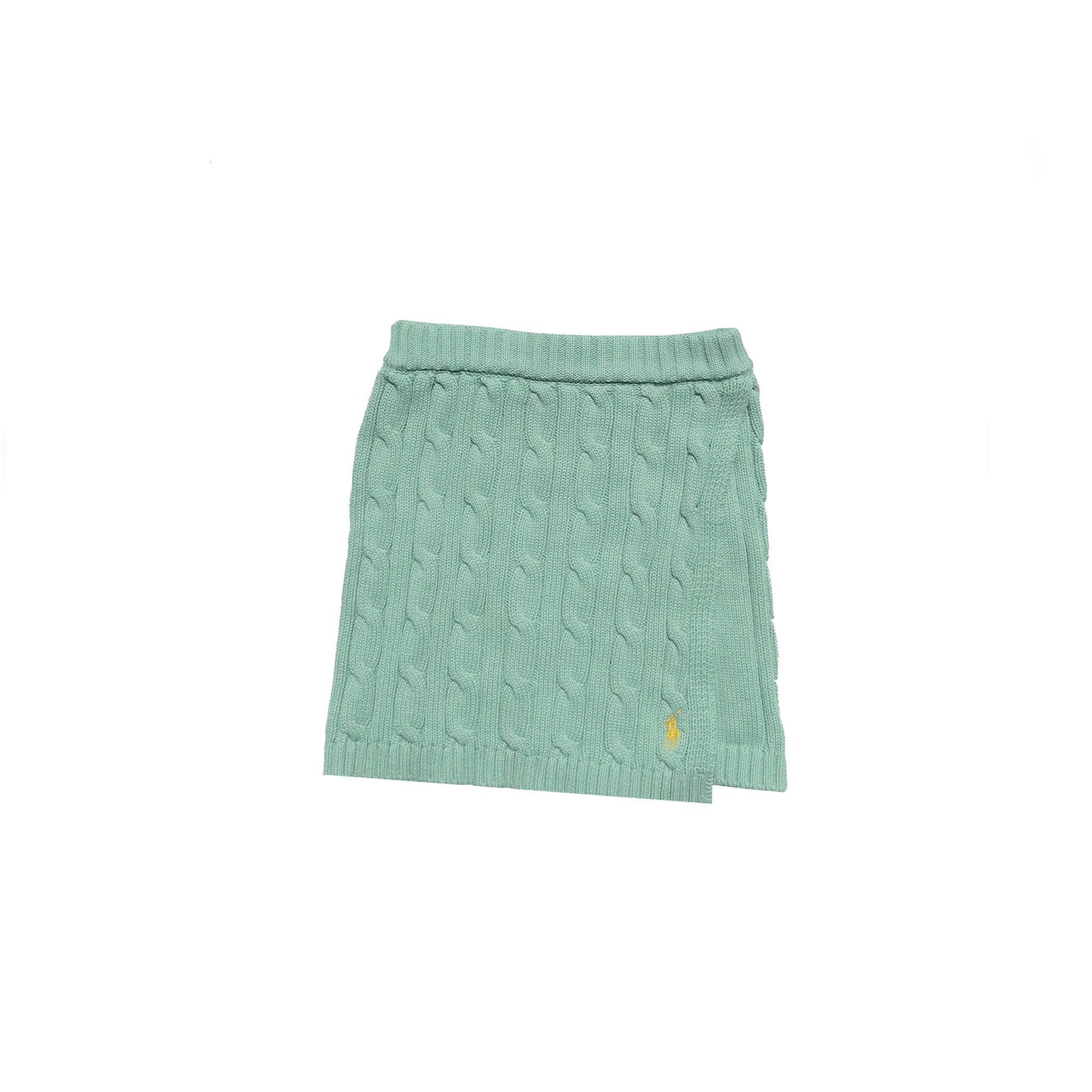 Sleeveless Cable-Skirt Set